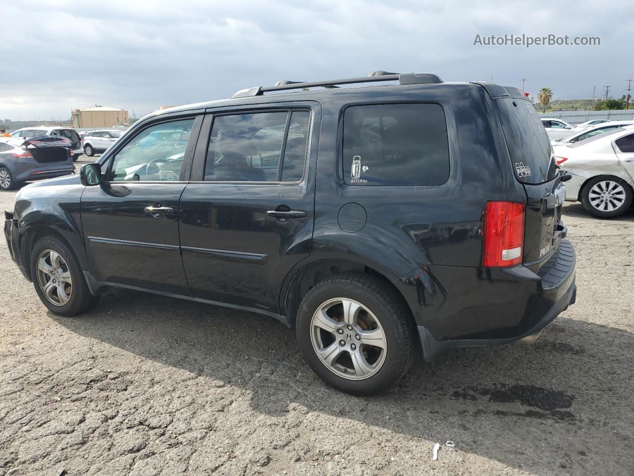 2013 Honda Pilot Exl Black vin: 5FNYF3H57DB019848