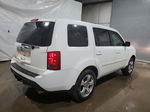 2013 Honda Pilot Exl White vin: 5FNYF3H57DB027819