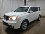 2013 Honda Pilot Exl White vin: 5FNYF3H57DB027819