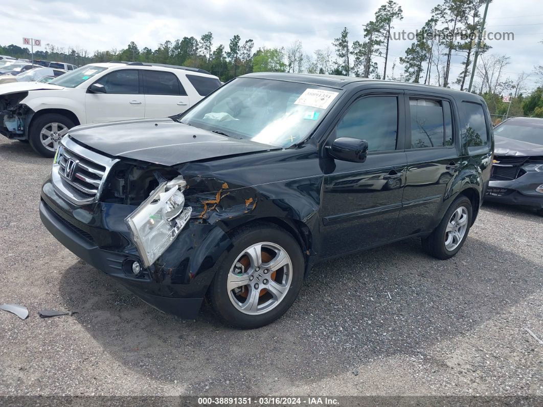 2015 Honda Pilot Ex-l Black vin: 5FNYF3H57FB010327