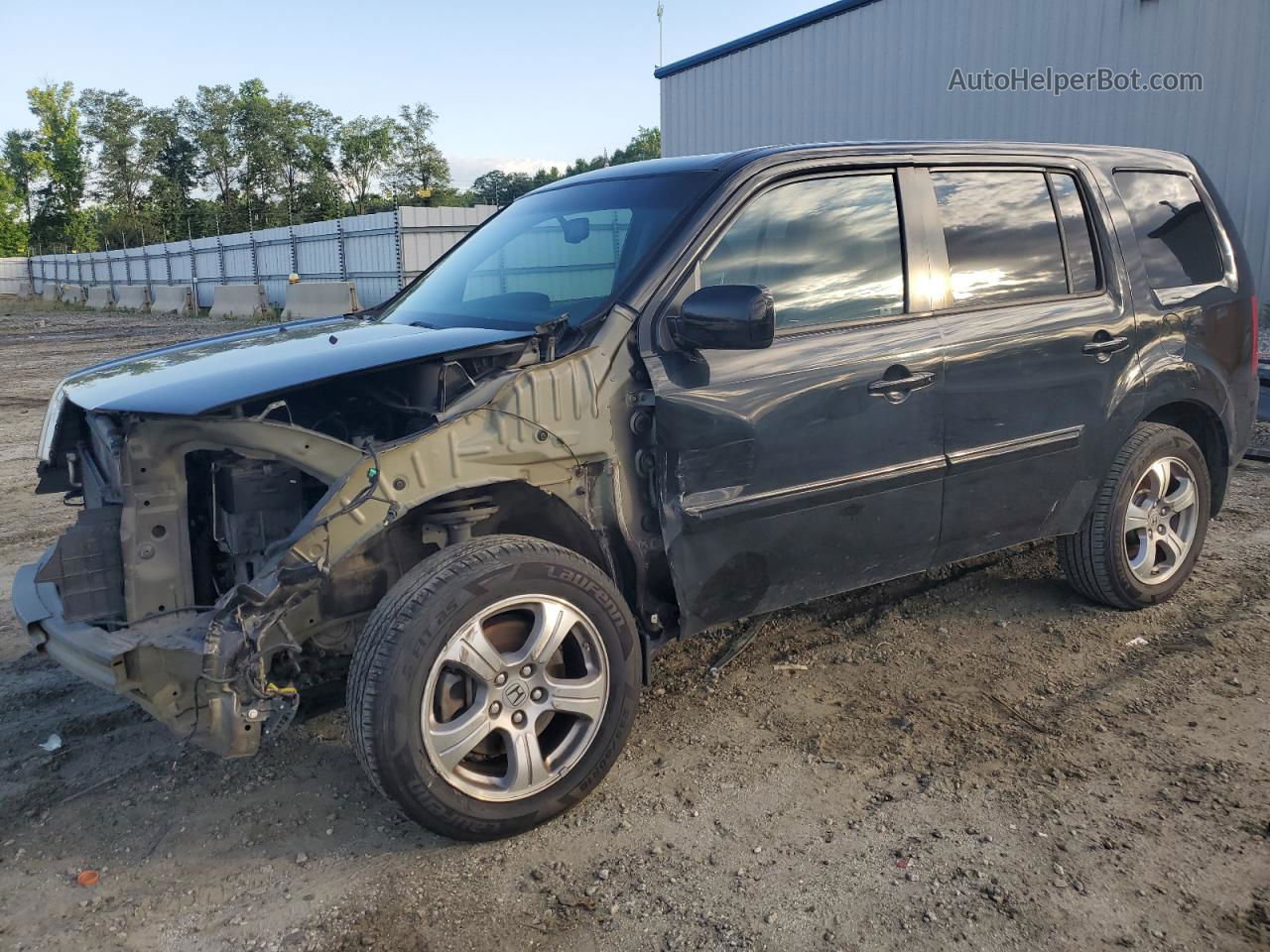 2013 Honda Pilot Exl Black vin: 5FNYF3H58DB014450