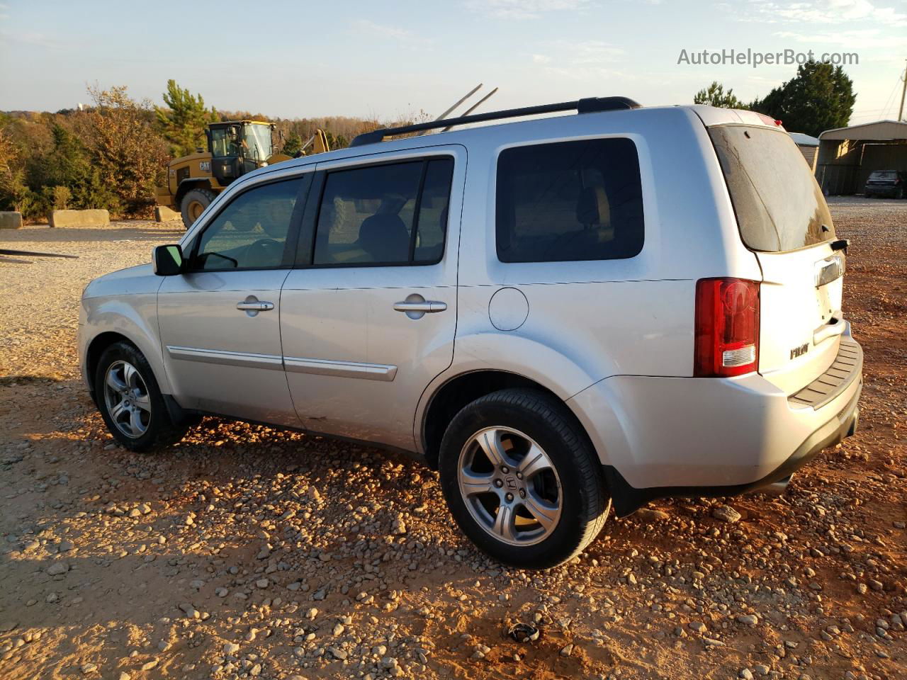 2013 Honda Pilot Exl Silver vin: 5FNYF3H58DB027182