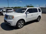 2013 Honda Pilot Exl White vin: 5FNYF3H58DB028509