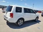 2013 Honda Pilot Exl White vin: 5FNYF3H58DB028509