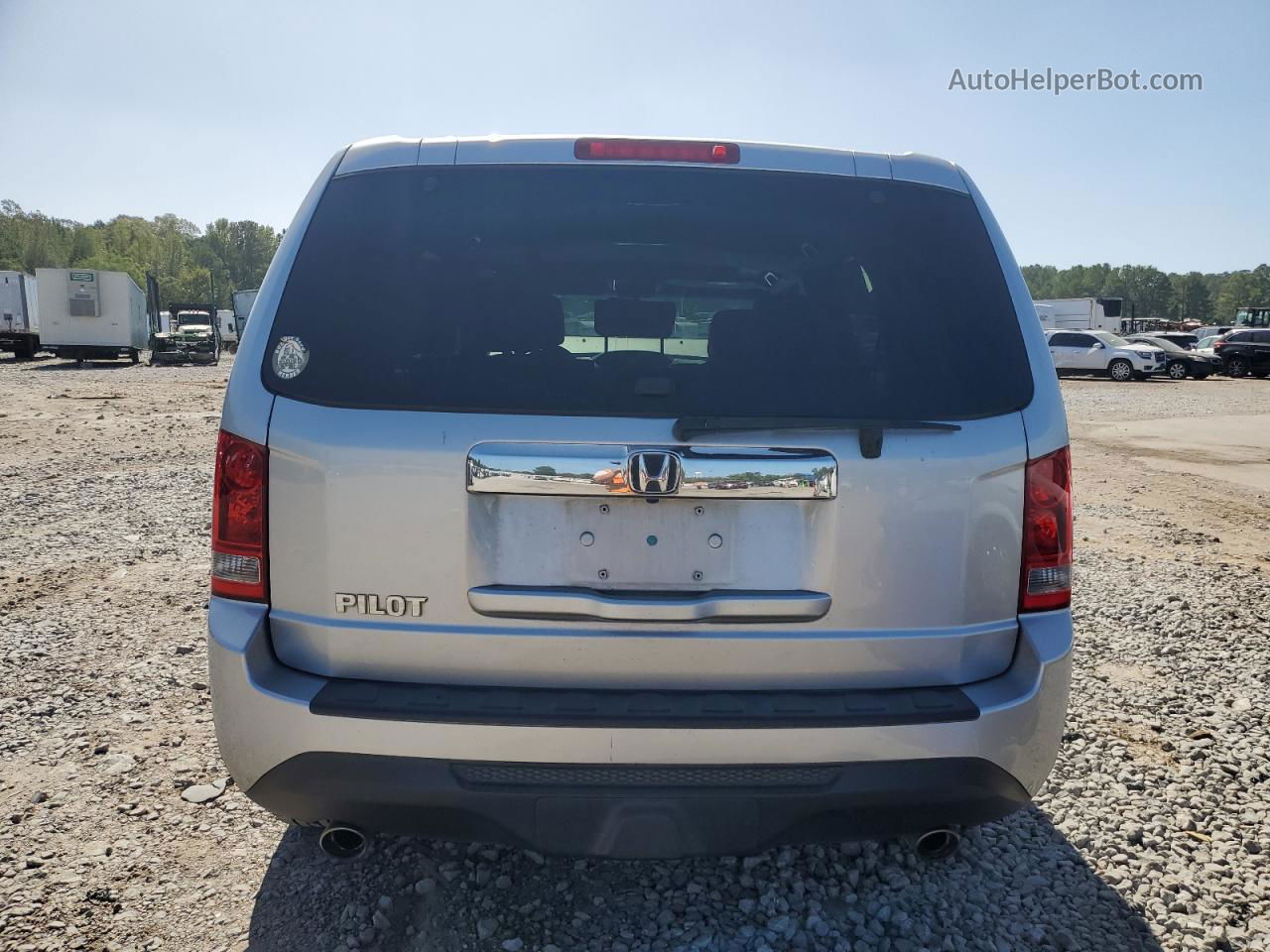 2013 Honda Pilot Exl Silver vin: 5FNYF3H58DB028638