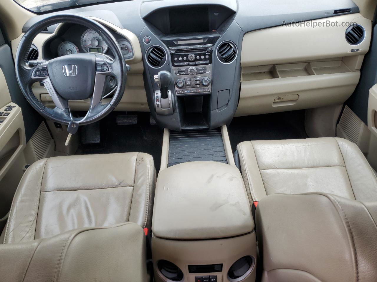 2013 Honda Pilot Exl Бордовый vin: 5FNYF3H58DB032852