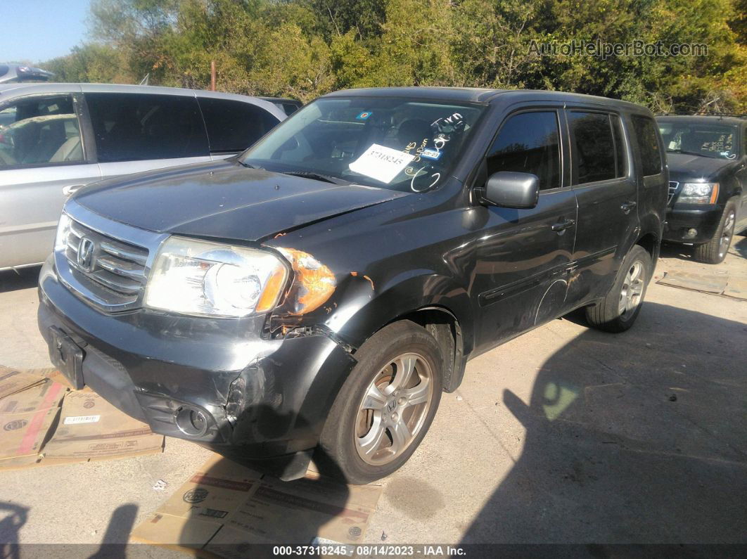 2013 Honda Pilot Ex-l Gray vin: 5FNYF3H59DB006115