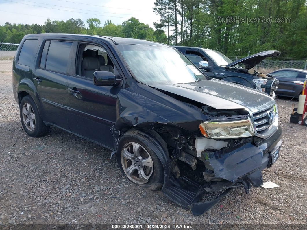 2013 Honda Pilot Ex-l Black vin: 5FNYF3H59DB011492