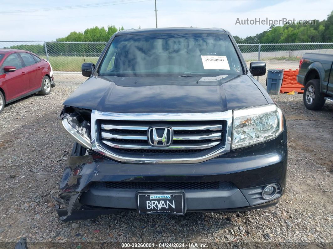 2013 Honda Pilot Ex-l Black vin: 5FNYF3H59DB011492