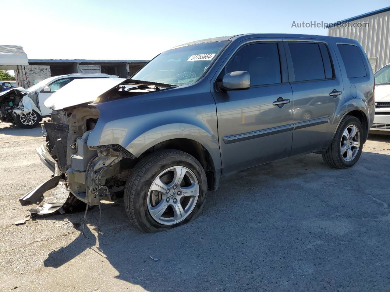 2013 Honda Pilot Exl Charcoal vin: 5FNYF3H59DB015087