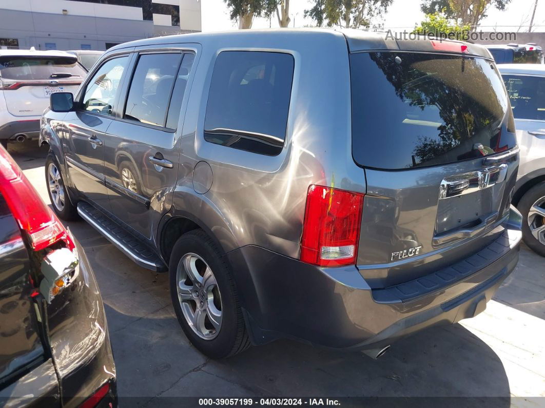 2013 Honda Pilot Exl Gray vin: 5FNYF3H59DB026090