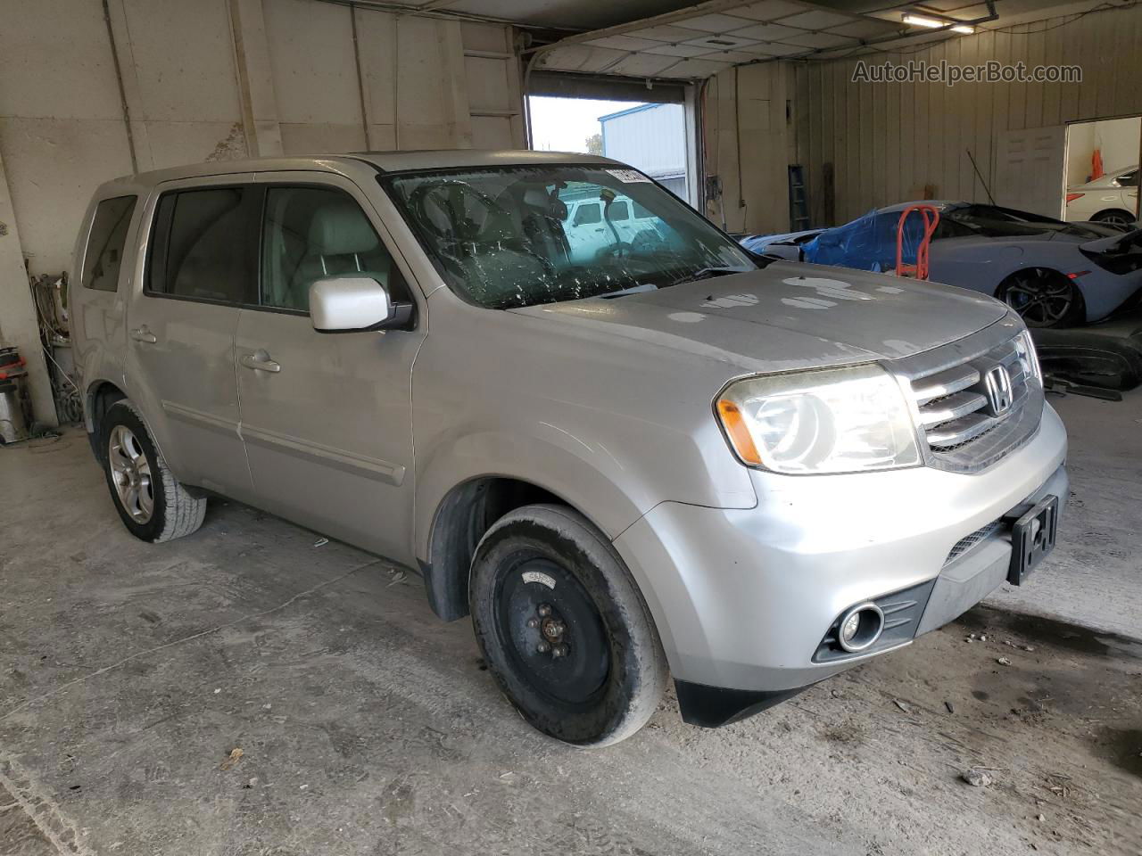 2015 Honda Pilot Exl Silver vin: 5FNYF3H59FB006229