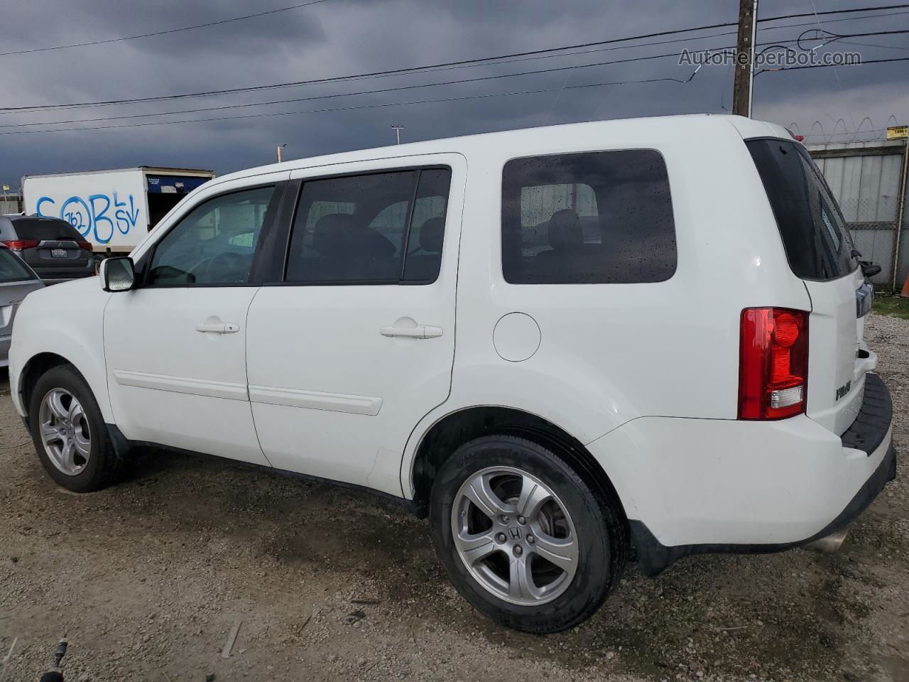 2015 Honda Pilot Exl White vin: 5FNYF3H59FB011768