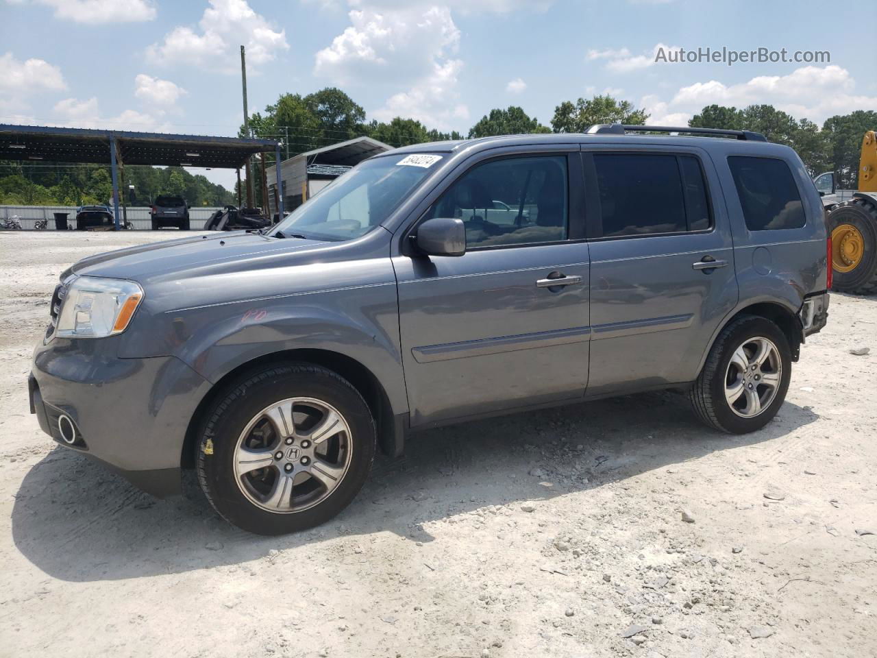 2013 Honda Pilot Exl Gray vin: 5FNYF3H5XDB010819