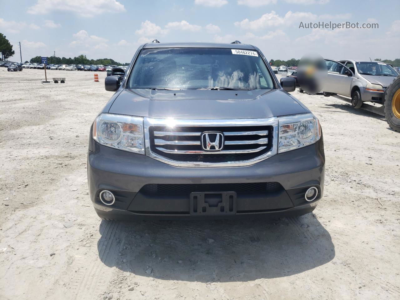 2013 Honda Pilot Exl Gray vin: 5FNYF3H5XDB010819