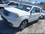 2013 Honda Pilot Ex-l White vin: 5FNYF3H5XDB028513