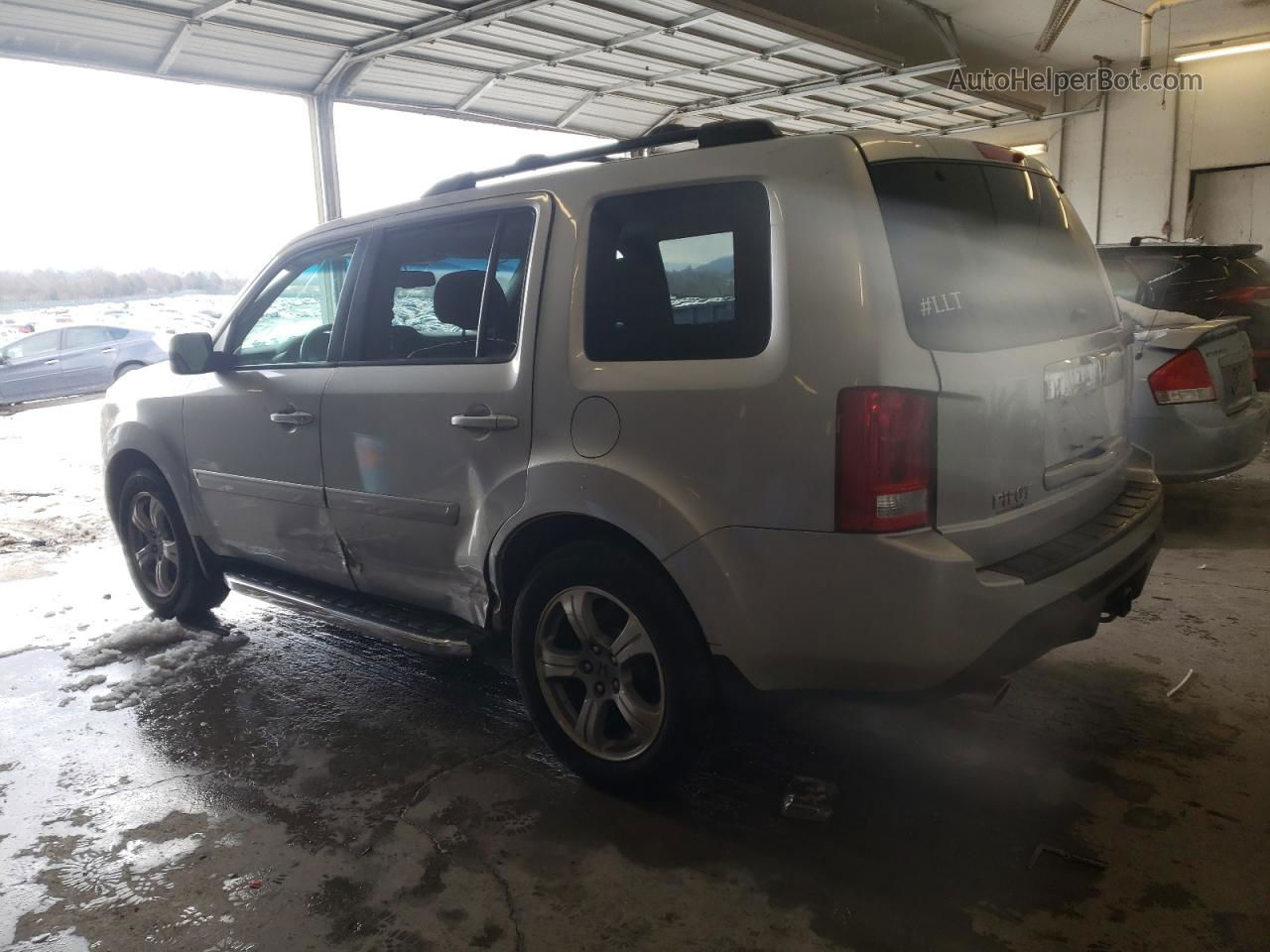 2013 Honda Pilot Exl Silver vin: 5FNYF3H60DB044292