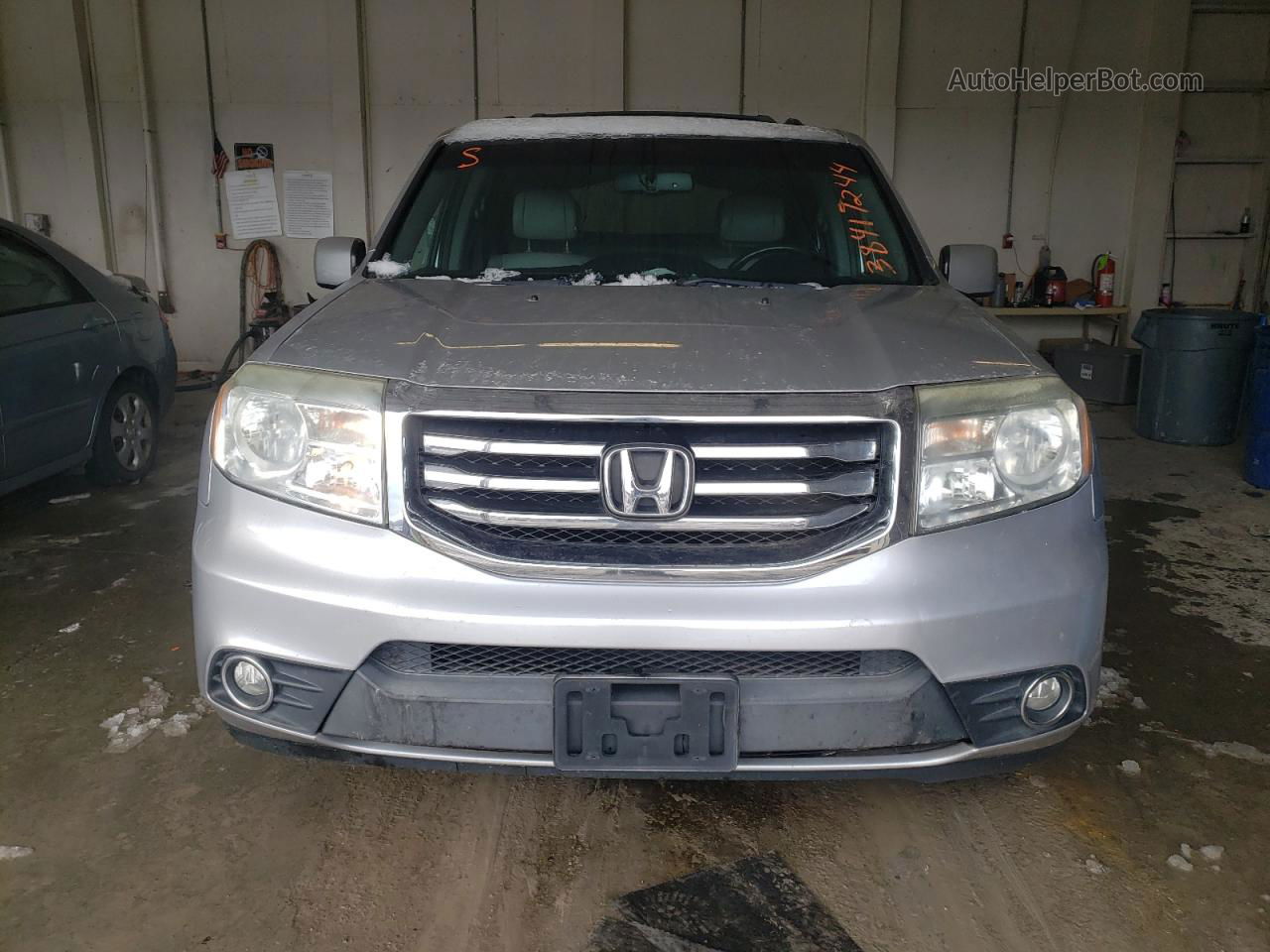 2013 Honda Pilot Exl Серебряный vin: 5FNYF3H60DB044292