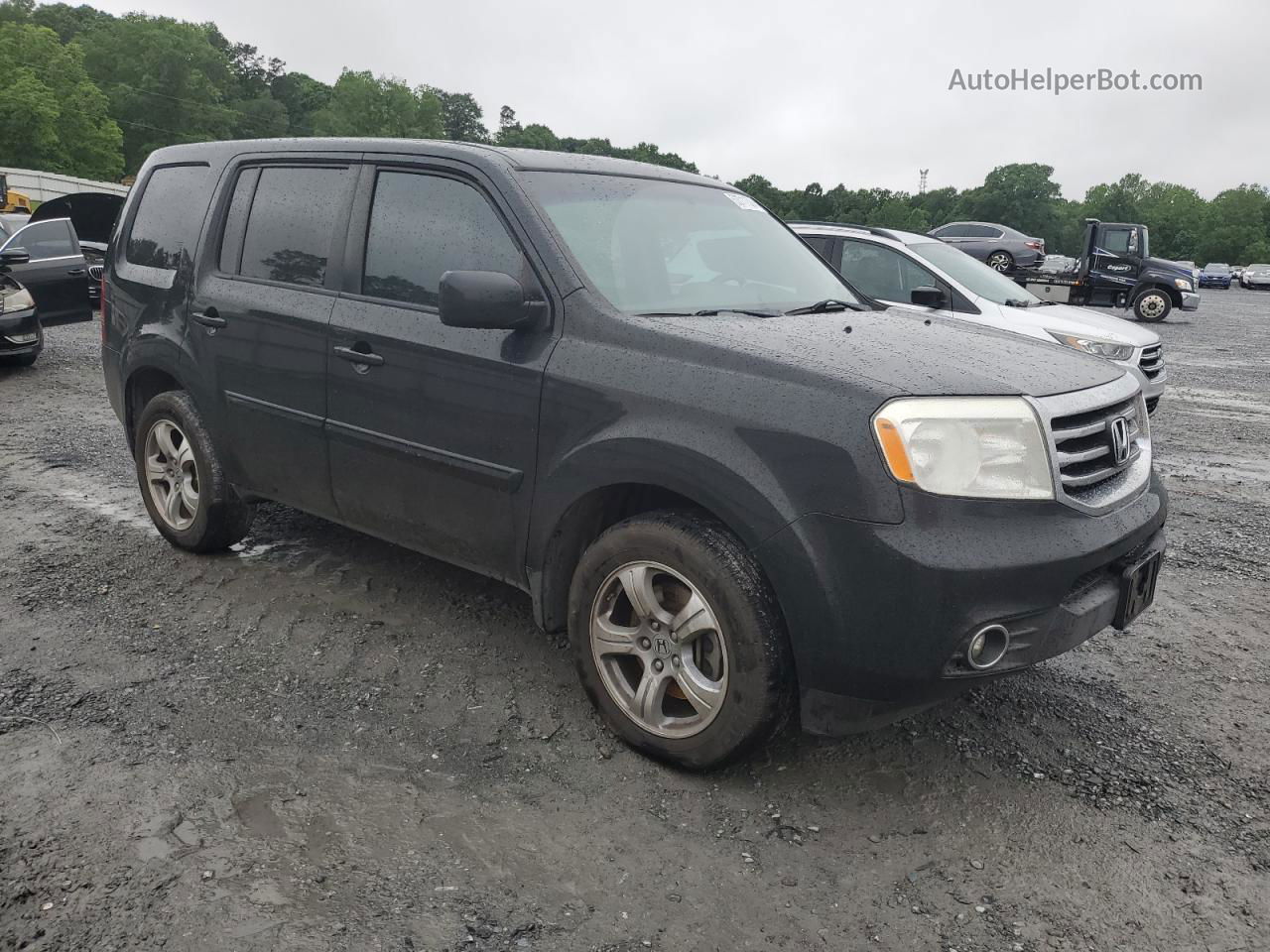 2013 Honda Pilot Exl Black vin: 5FNYF3H62DB041197