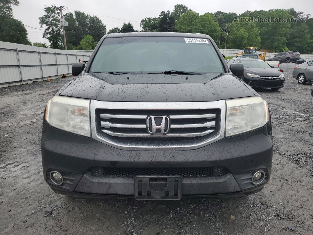 2013 Honda Pilot Exl Черный vin: 5FNYF3H62DB041197