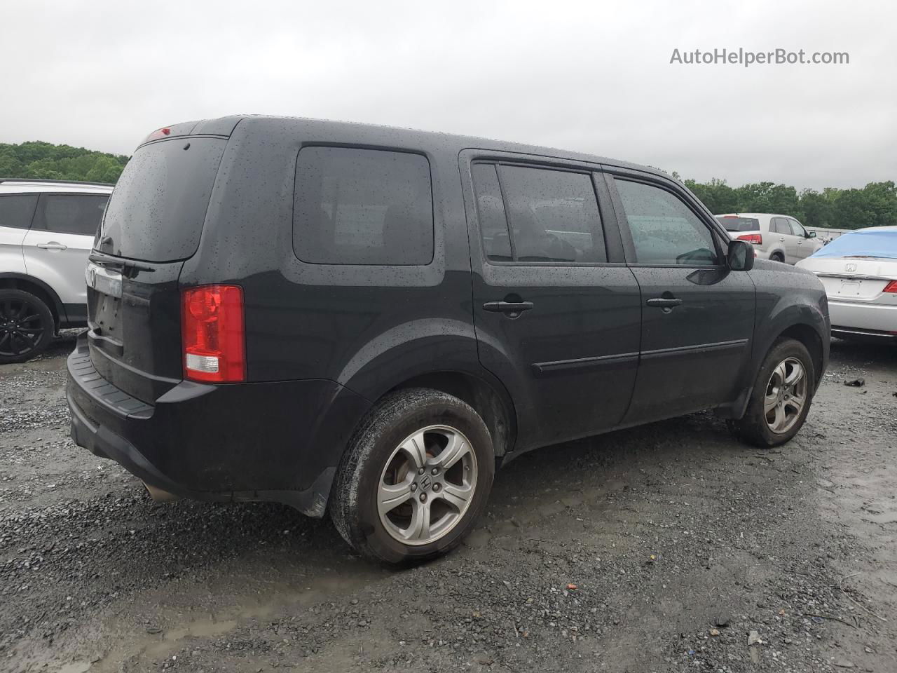 2013 Honda Pilot Exl Black vin: 5FNYF3H62DB041197