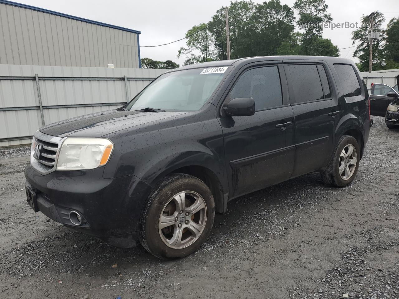 2013 Honda Pilot Exl Black vin: 5FNYF3H62DB041197