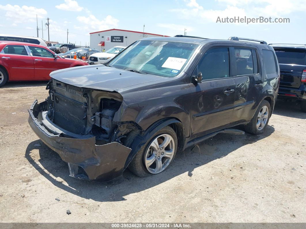 2013 Honda Pilot Ex-l Gray vin: 5FNYF3H64DB009996