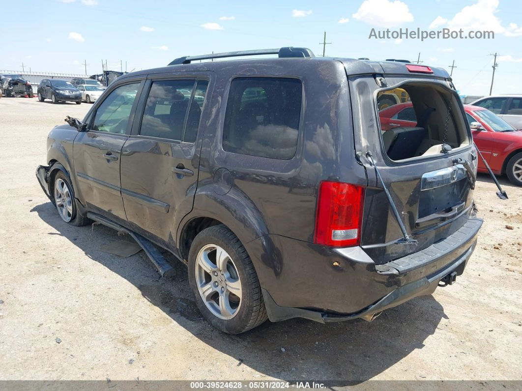 2013 Honda Pilot Ex-l Gray vin: 5FNYF3H64DB009996