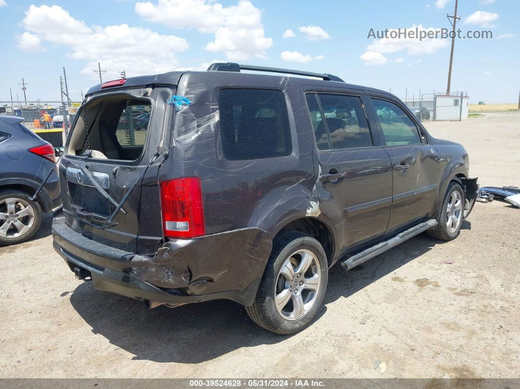 2013 Honda Pilot Ex-l Gray vin: 5FNYF3H64DB009996