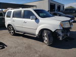 2013 Honda Pilot Exl White vin: 5FNYF3H66DB043714