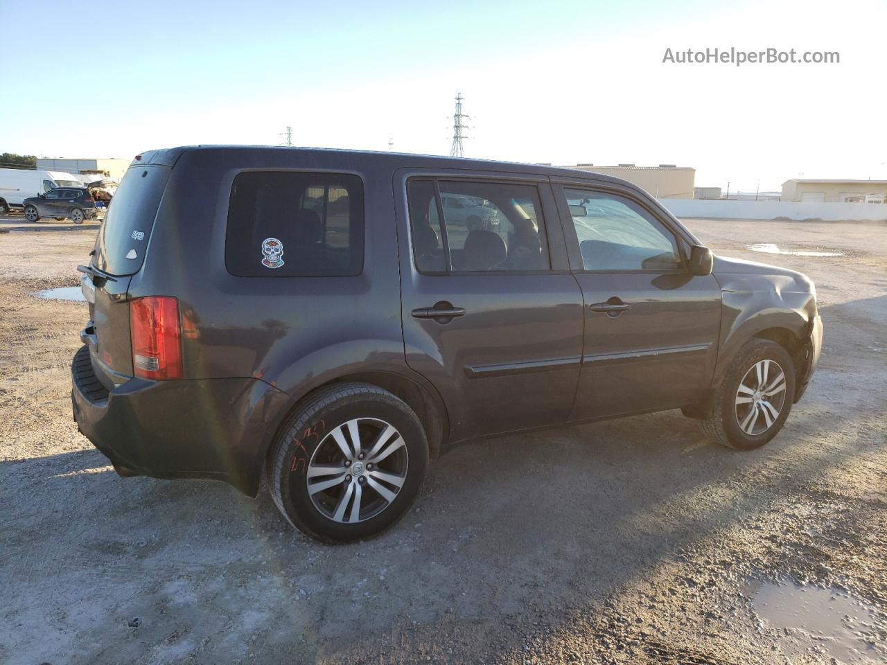 2013 Honda Pilot Exl Gray vin: 5FNYF3H6XDB022462