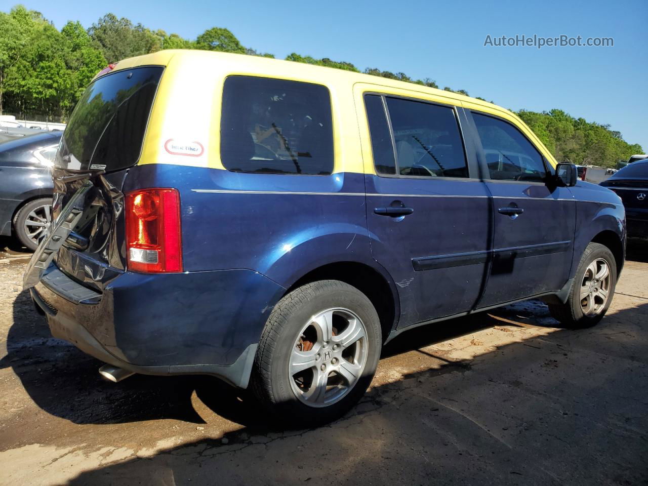 2013 Honda Pilot Exl Two Tone vin: 5FNYF3H6XDB028360