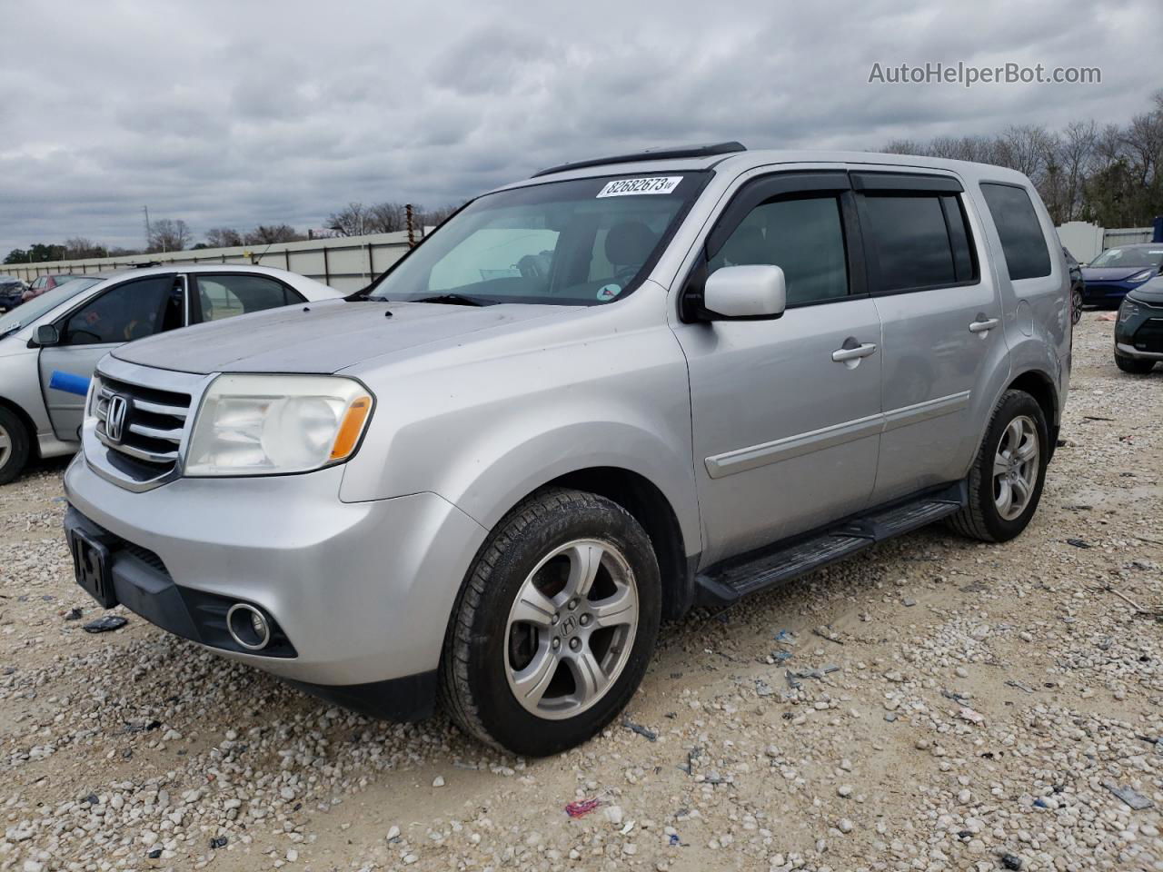 2013 Honda Pilot Exln Серебряный vin: 5FNYF3H70DB040610