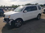 2013 Honda Pilot Exln White vin: 5FNYF3H75DB008655