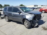 2013 Honda Pilot Exln Silver vin: 5FNYF3H79DB035437