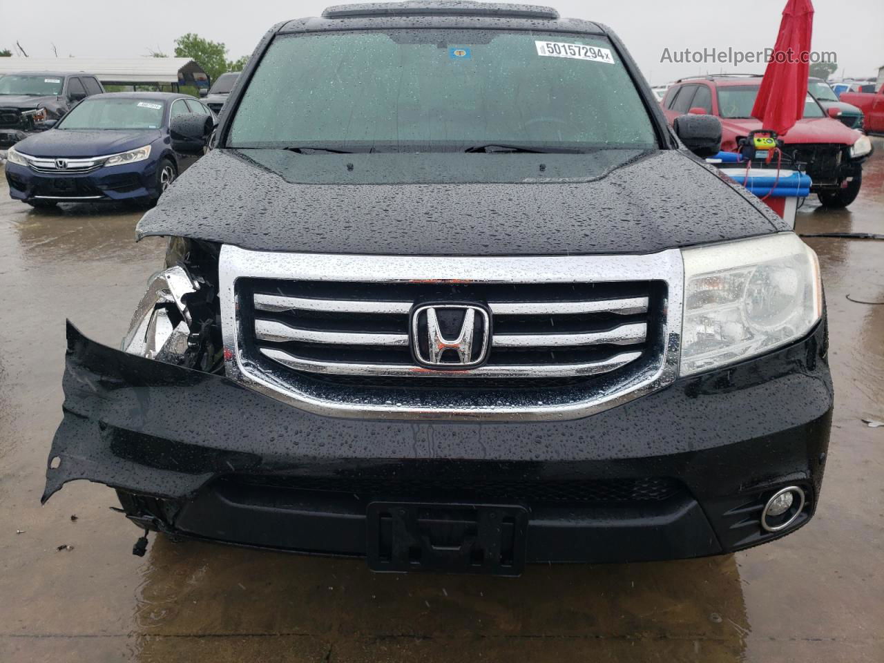 2013 Honda Pilot Touring Charcoal vin: 5FNYF3H90DB033433