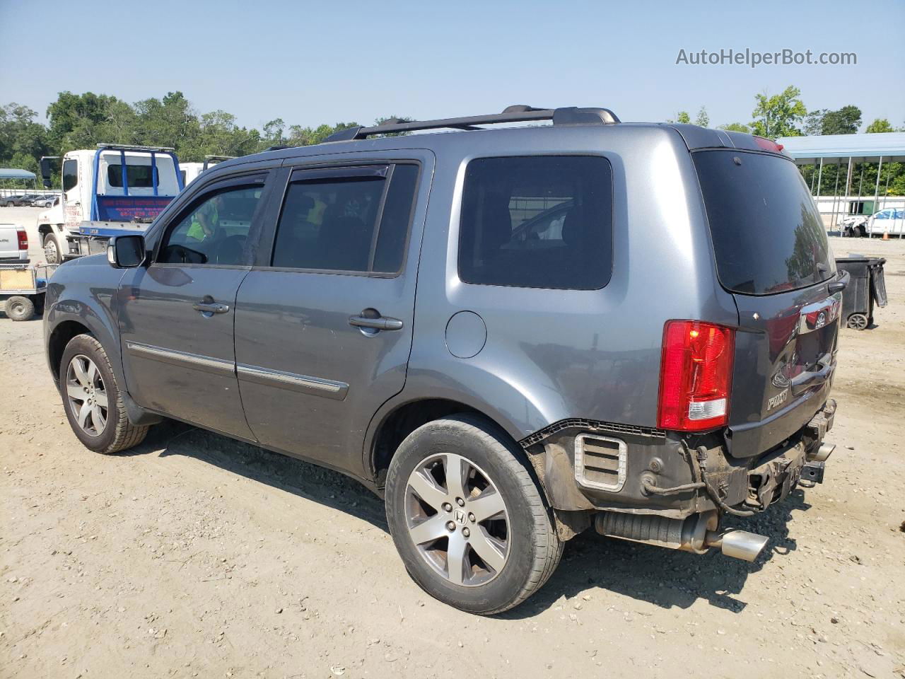 2013 Honda Pilot Touring Charcoal vin: 5FNYF3H91DB017418