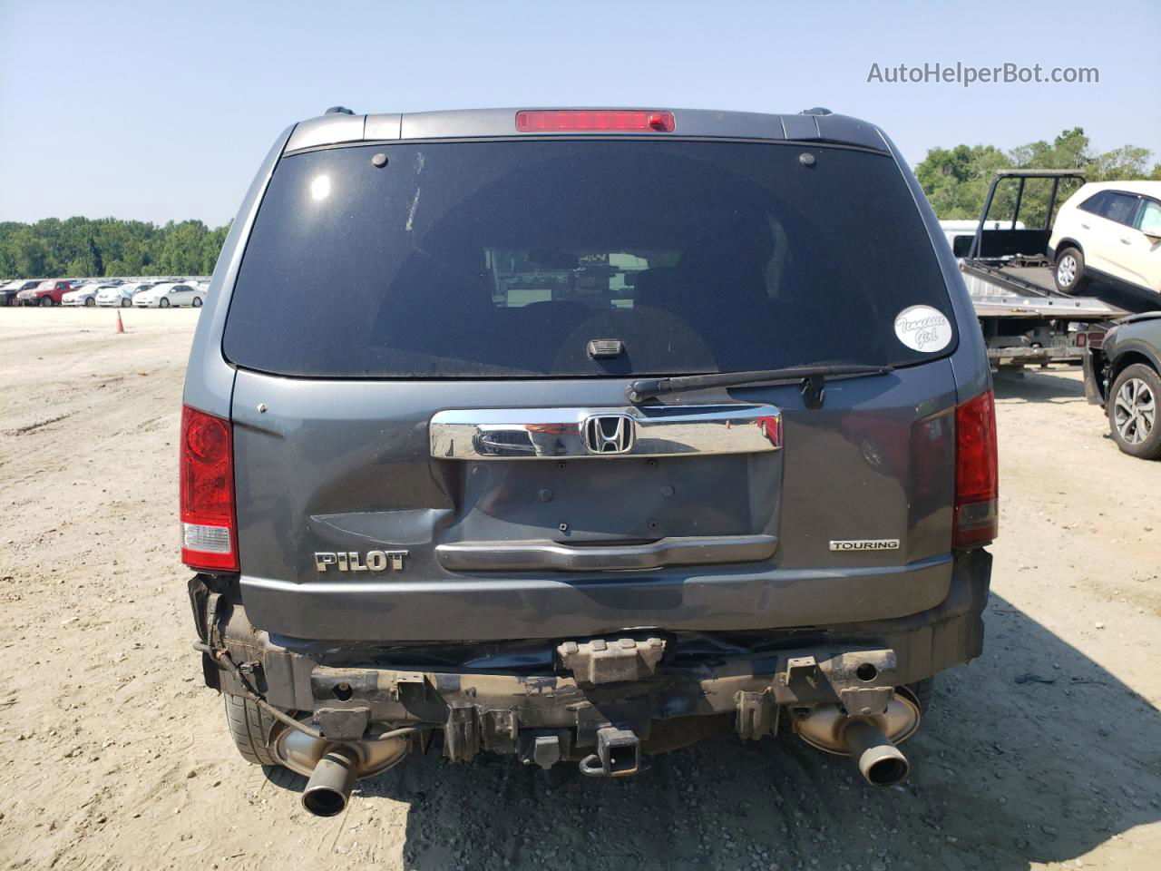 2013 Honda Pilot Touring Charcoal vin: 5FNYF3H91DB017418