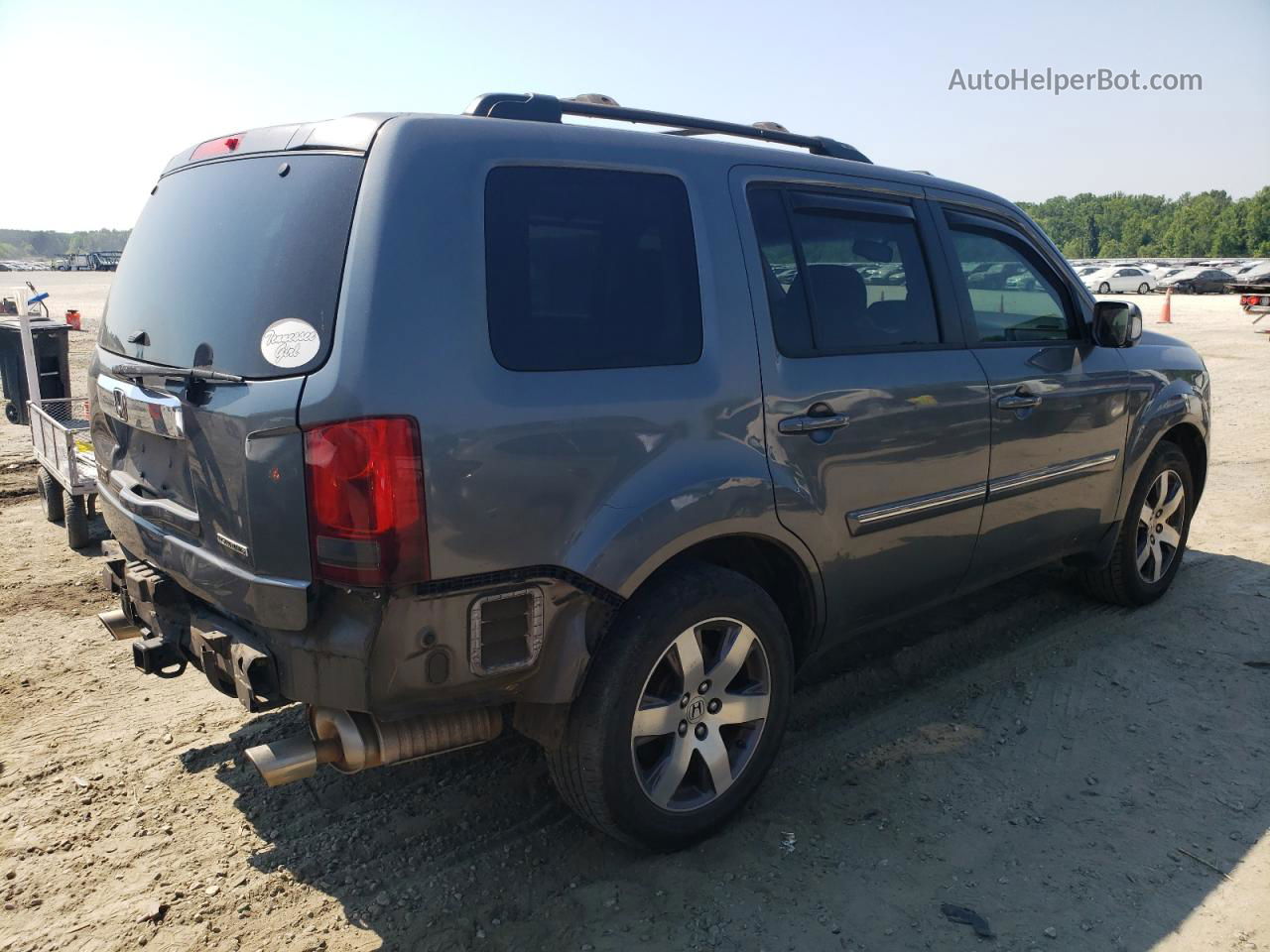 2013 Honda Pilot Touring Charcoal vin: 5FNYF3H91DB017418