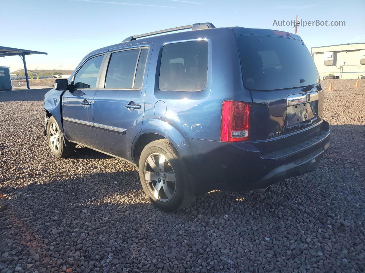 2013 Honda Pilot Touring Синий vin: 5FNYF3H92DB012826