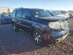 2013 Honda Pilot Touring Blue vin: 5FNYF3H92DB012826