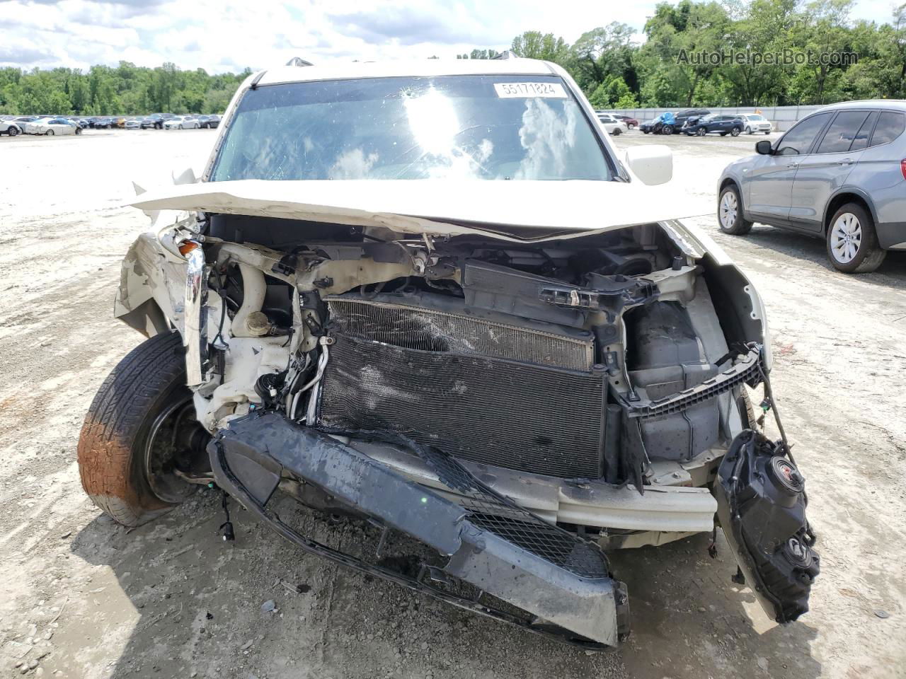 2013 Honda Pilot Touring White vin: 5FNYF3H93DB013497