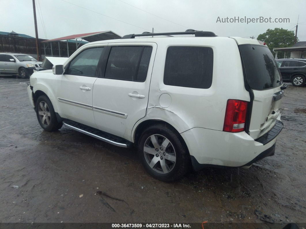 2015 Honda Pilot Touring White vin: 5FNYF3H93FB012143