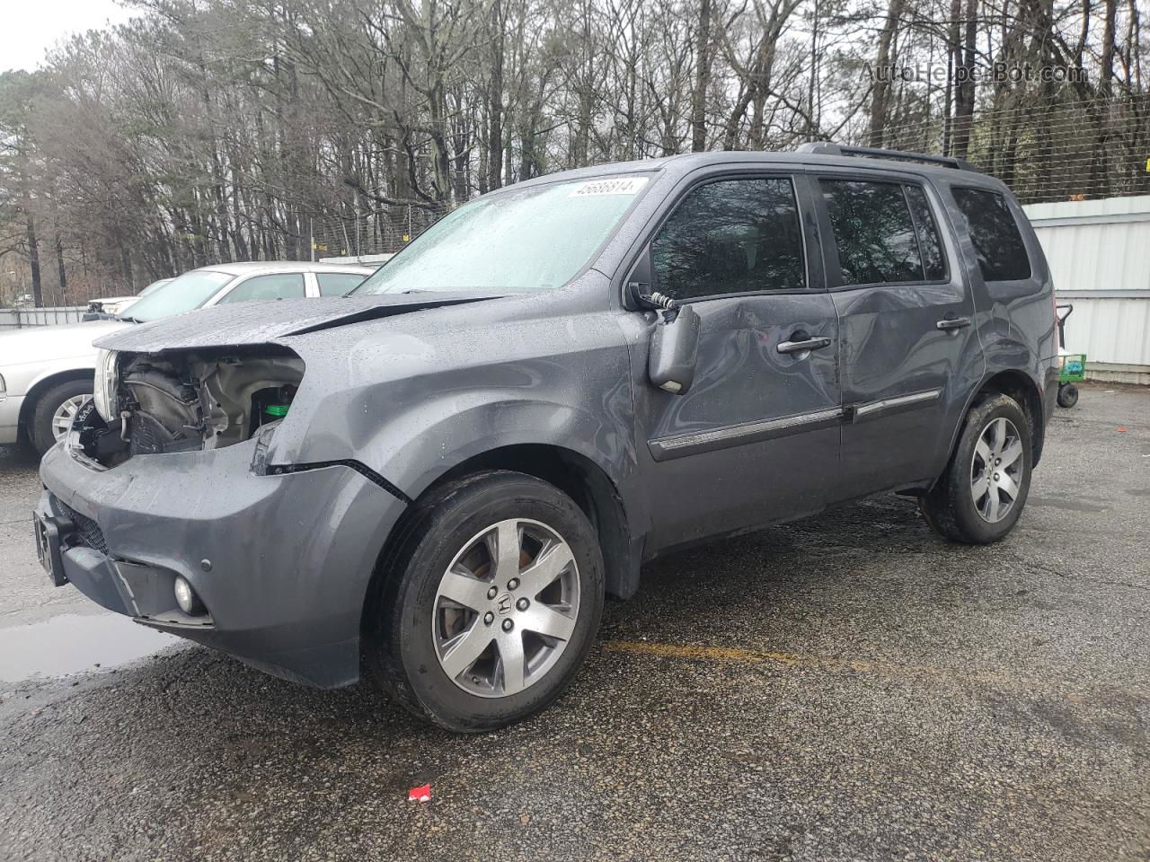 2013 Honda Pilot Touring Charcoal vin: 5FNYF3H96DB005796