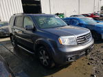 2013 Honda Pilot Touring Gray vin: 5FNYF3H99DB008885