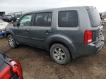 2009 Honda Pilot Lx Gray vin: 5FNYF48209B013408