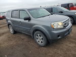 2009 Honda Pilot Lx Gray vin: 5FNYF48209B013408