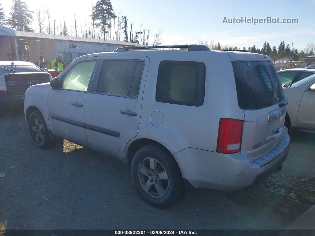 2009 Honda Pilot Lx Silver vin: 5FNYF48219B504943