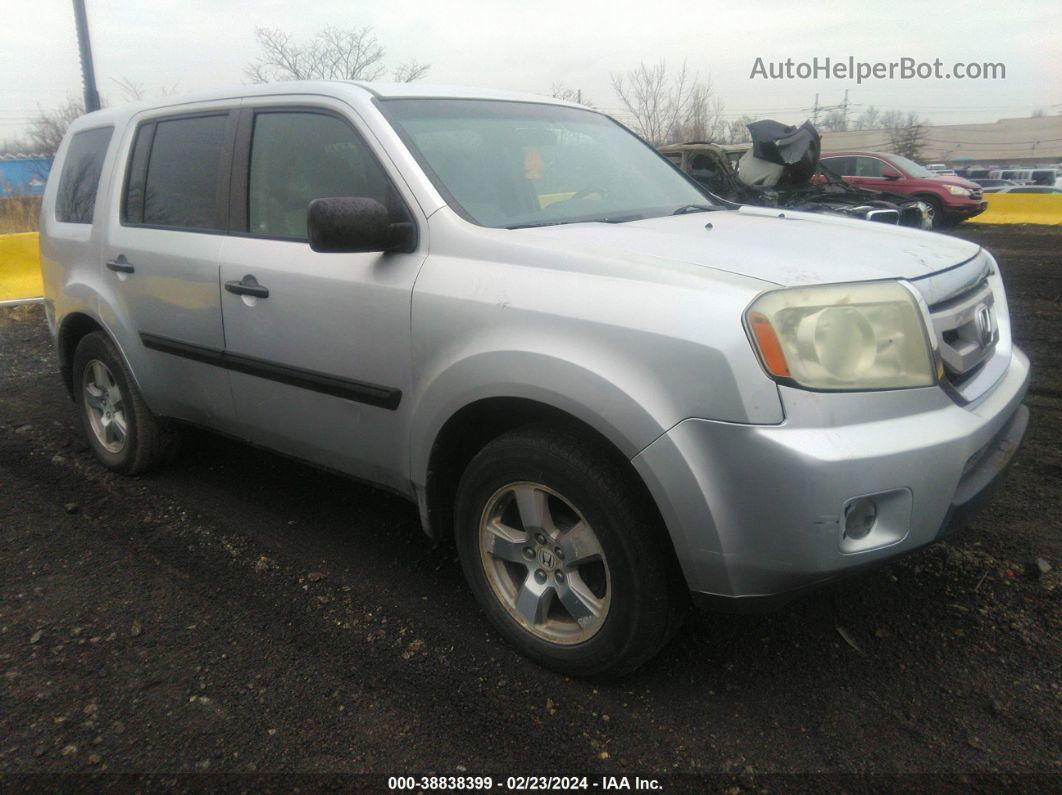 2009 Honda Pilot Lx Silver vin: 5FNYF48229B032896