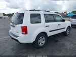 2009 Honda Pilot Lx White vin: 5FNYF48229B041243